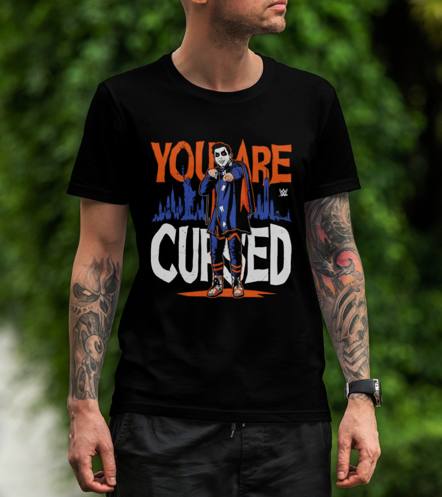 Danhausen WWE NYC You Are Cursed Skyline T-Shirt