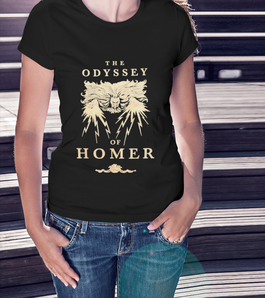 The Odyssey Of Homer Mythical Lightning Lion T-Shirt