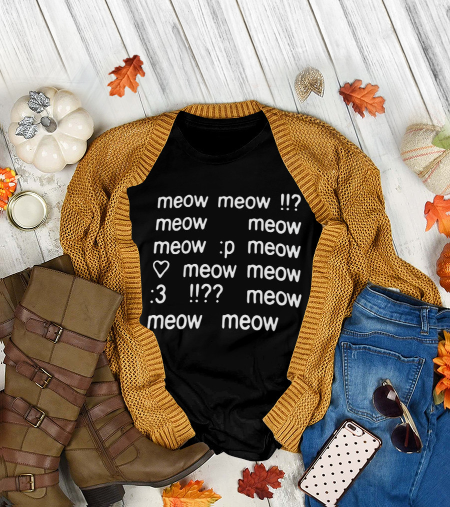 Meow Meow Meow Meow Meow p Meow Meow Meow 3 Meow Meow Meow T-Shirt