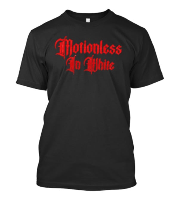 Motionless In White Band Metalcore Red Gothic T-Shirt