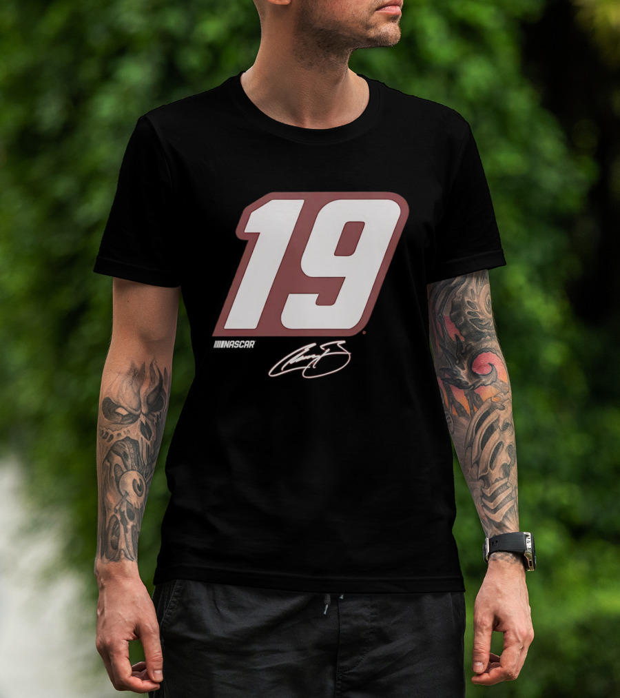 NASCAR Number 19 Racing Motorsport Signature Edition T-Shirt