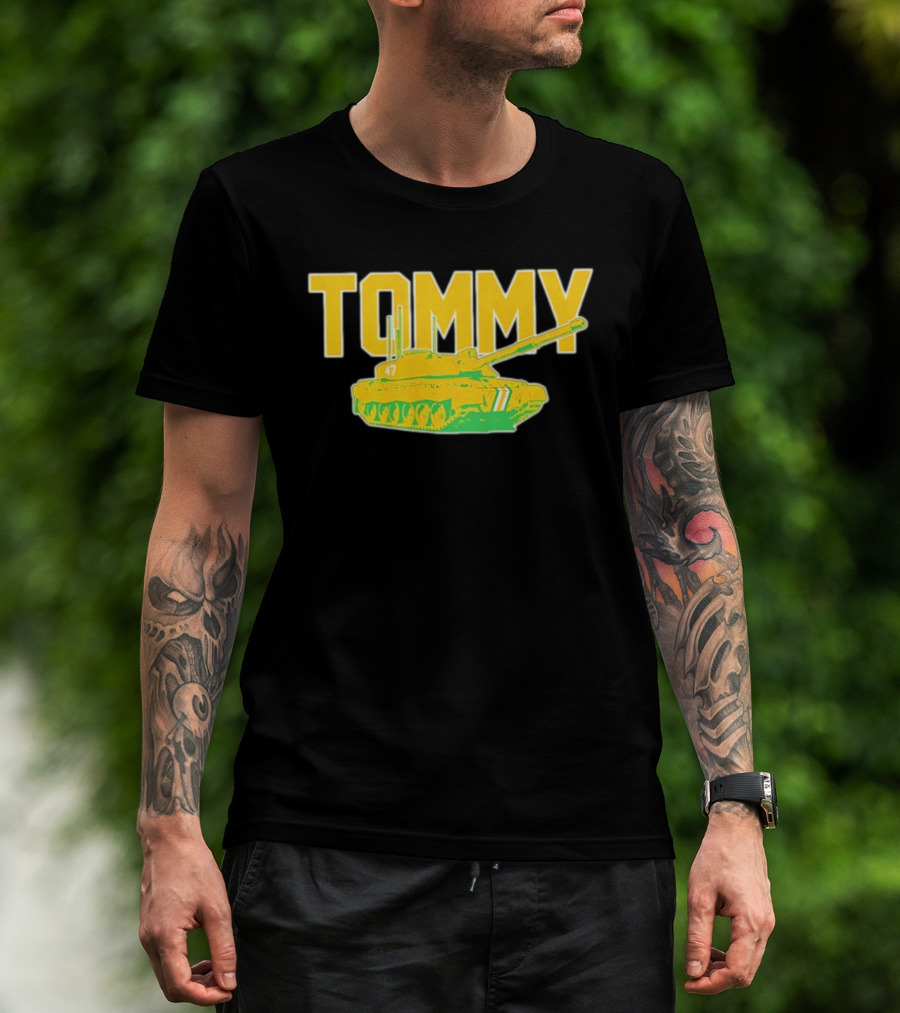 Tommy Tank 47 Athletics Baseball T-Shirt