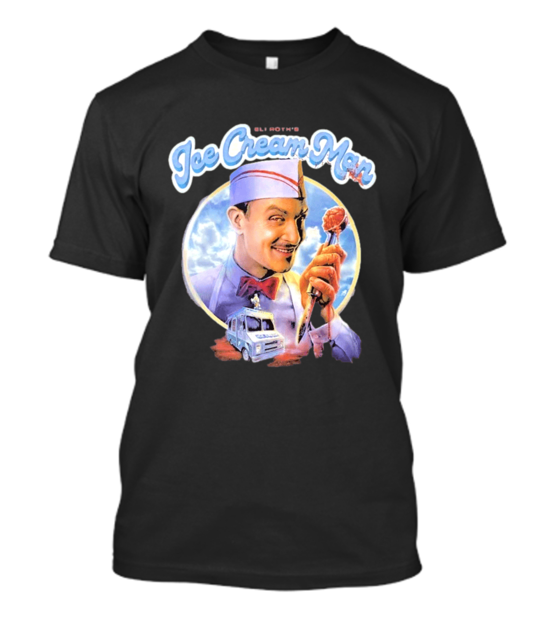Eli Roth Ice Cream Man Vintage Horror Movie T-Shirt