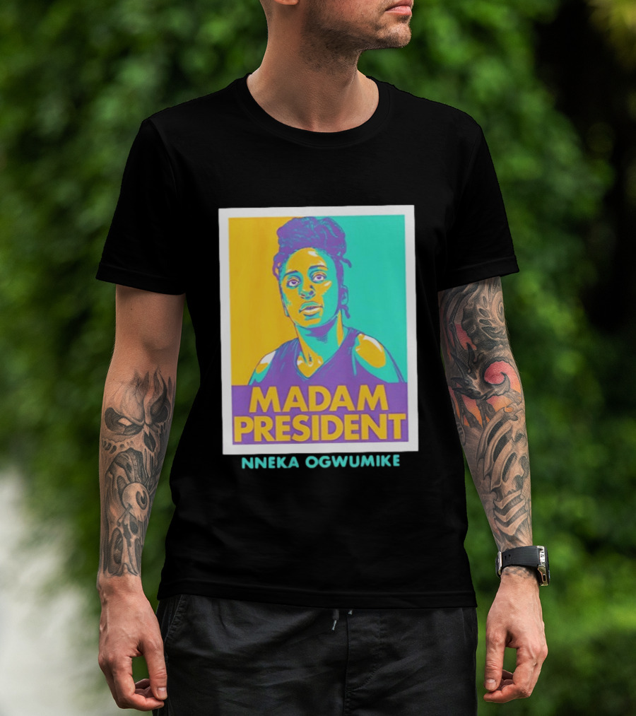 Nneka Ogwumike Madam President Los Angeles Sparks Heroic T-Shirt