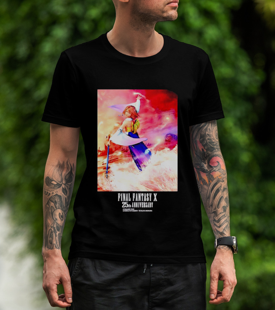 Final Fantasy X 25th Anniversary Yuna Square Enix T-Shirt