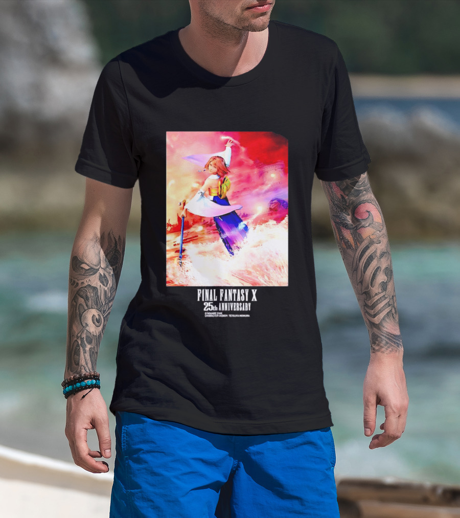 Final Fantasy X 25th Anniversary Yuna Square Enix T-Shirt