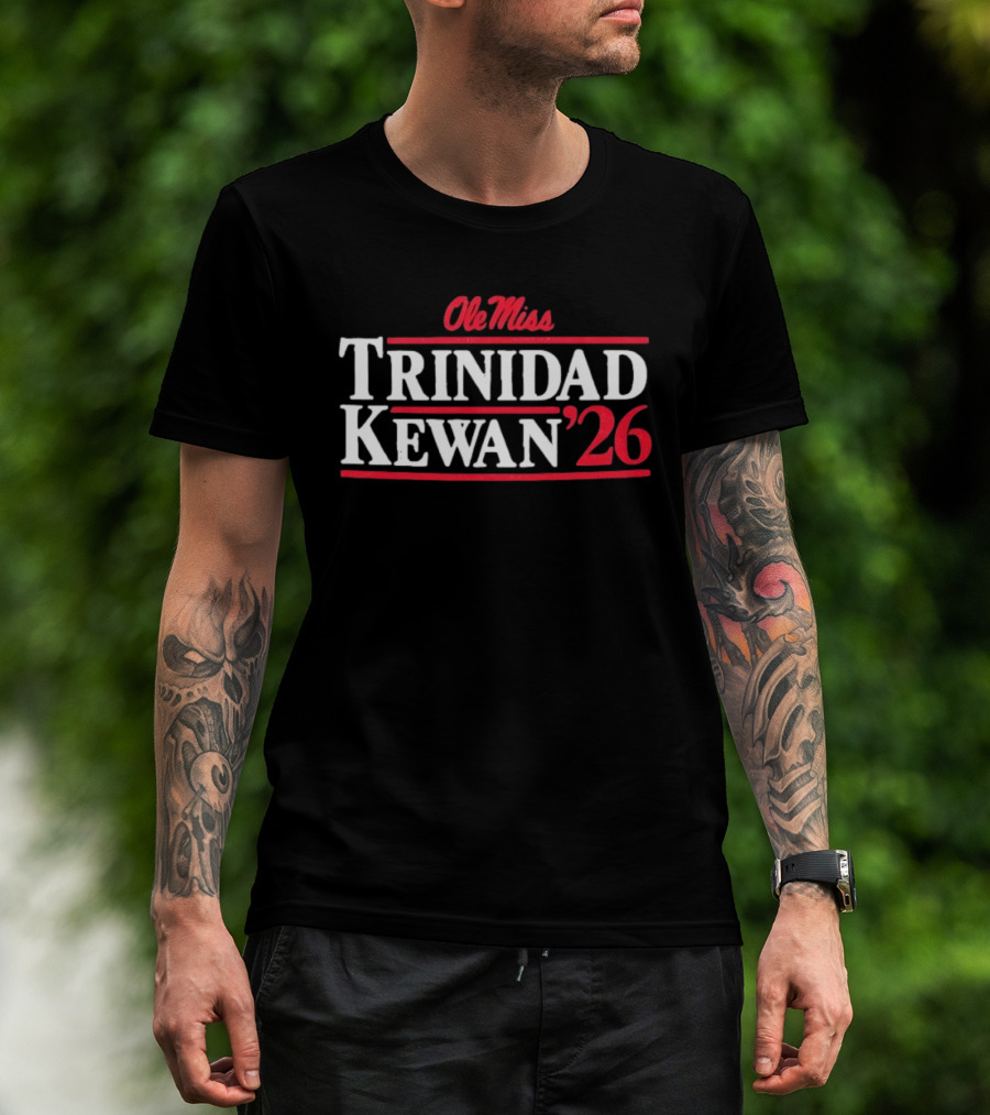 Ole Miss Trinidad Kewan Class Of 2026 T-Shirt