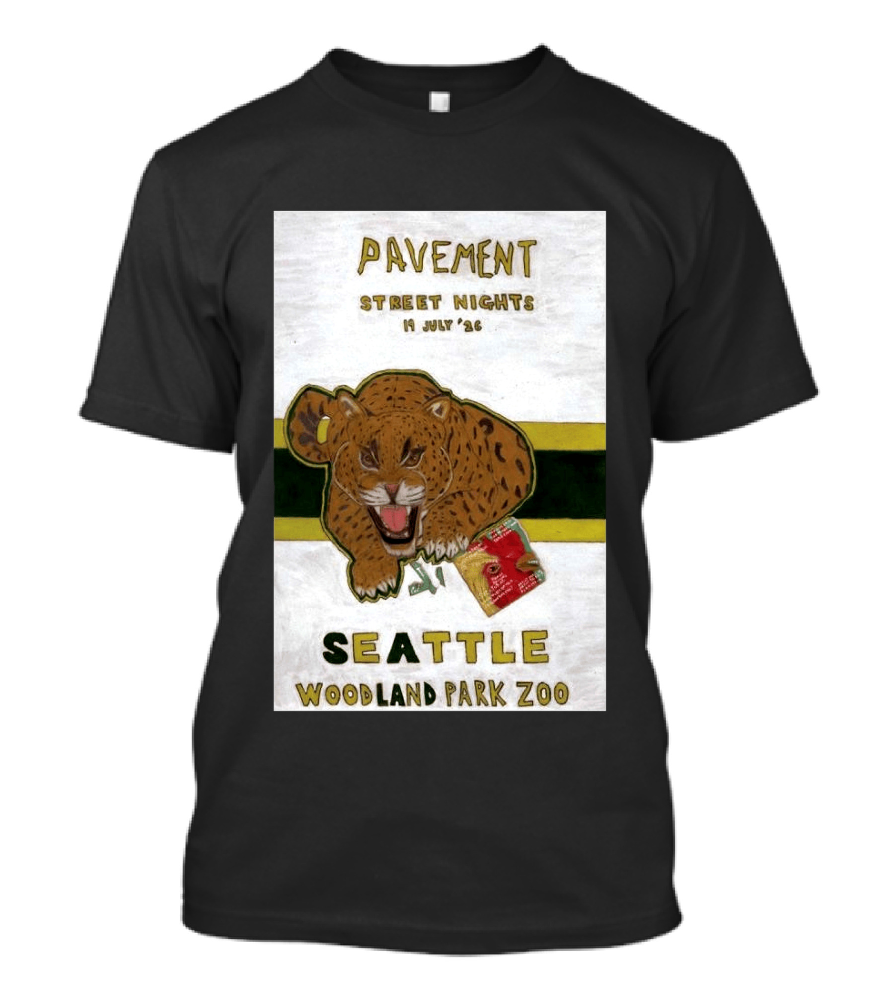 Pavement Street Nights Seattle Woodland Park Zoo July 19 2026 T-Shirt