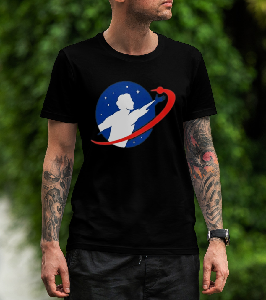 NASA Astronaut Space Exploration Promethean Action Patch T-Shirt