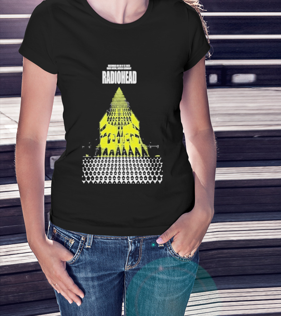 Radiohead Berlin 2025 Tour Dates Uber Arena Germany December 8 9 11 12 T-Shirt