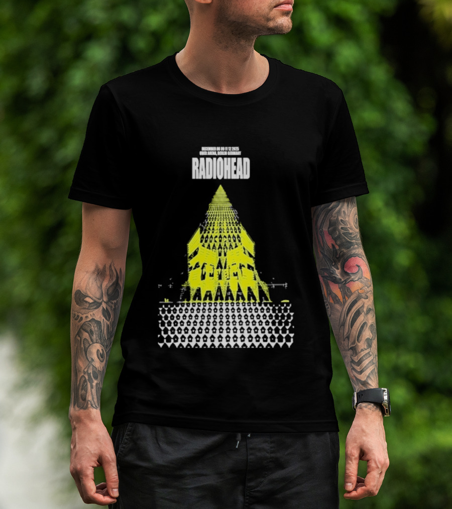 Radiohead Berlin 2025 Tour Dates Uber Arena Germany December 8 9 11 12 T-Shirt