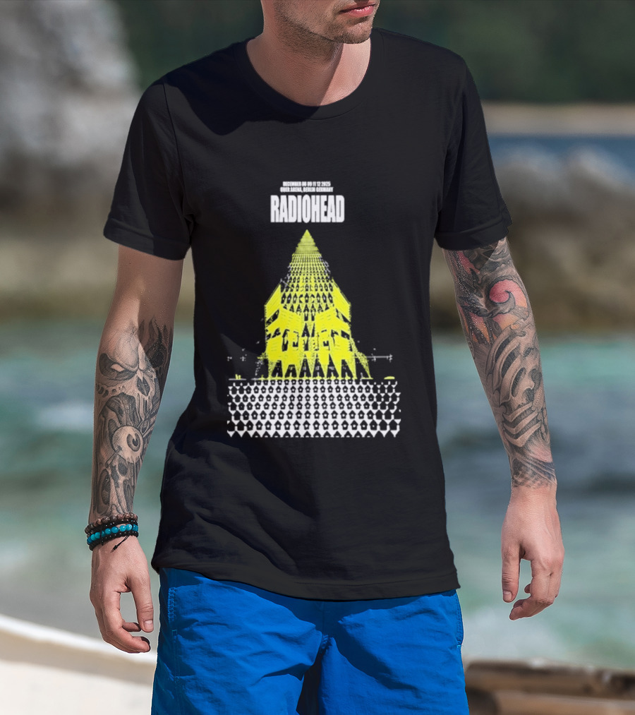 Radiohead Berlin 2025 Tour Dates Uber Arena Germany December 8 9 11 12 T-Shirt