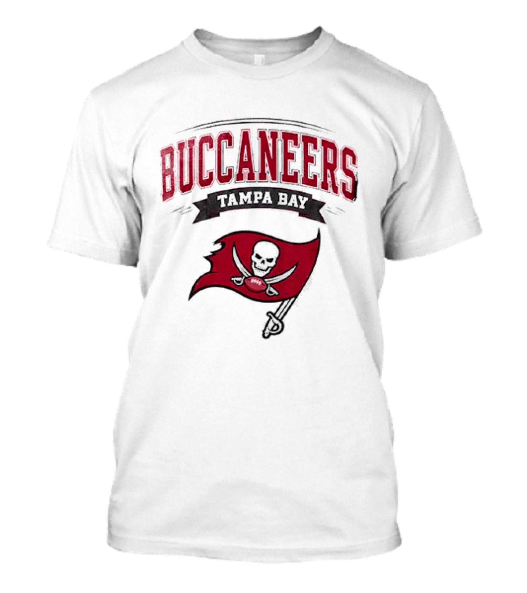 Tampa Bay Buccaneers Ghostface Running Football Pirate Flag T-Shirt