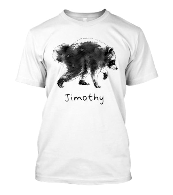 Timothy Raccoon Silhouette Meme T-Shirt