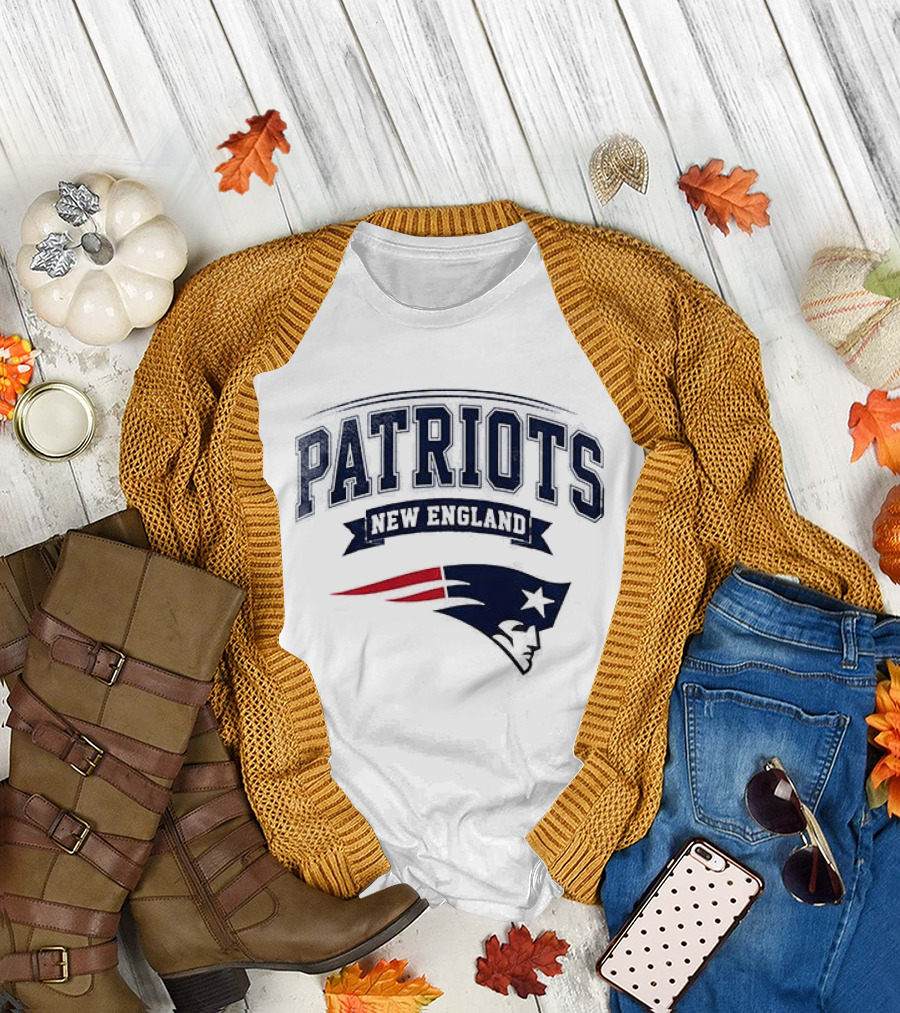 New England Patriots Ghostface Running Football NFL T-Shirt