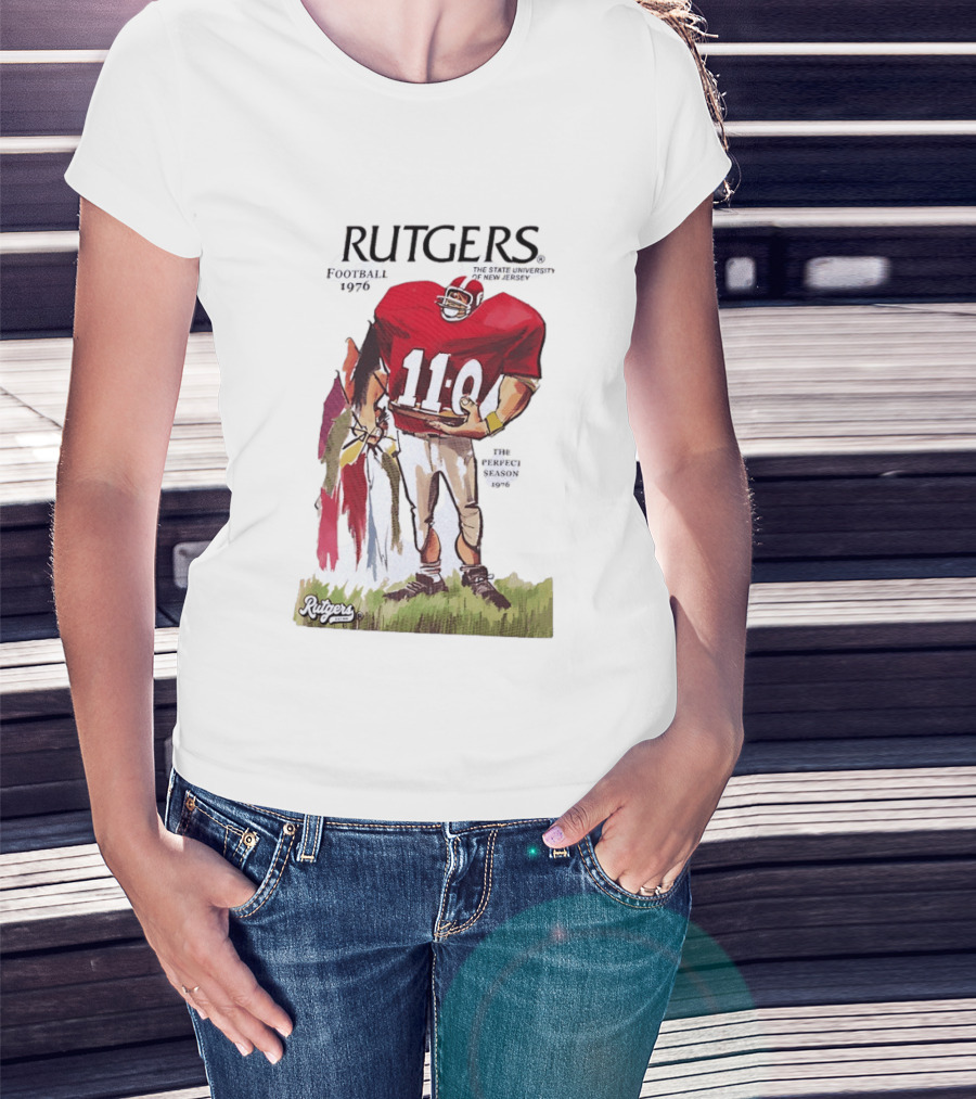 Rutgers Football 1976 The State University Of New Jersey Perfect Season 11 0 T-Shirt