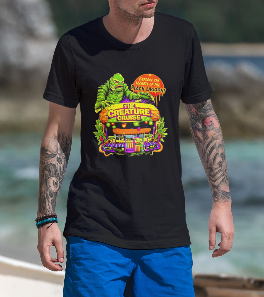 Explore The Secrets Of The Black Lagoon The Creature Cruise Adventure T-Shirt