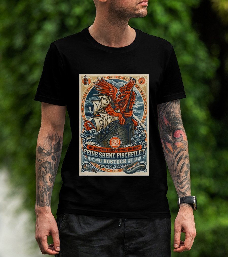 So Lange Wir Leben So Viel Wie Geht Feine Sahne Fischfilet 20 Jahre Rostock 18.07.2026 IGA Park T-Shirt
