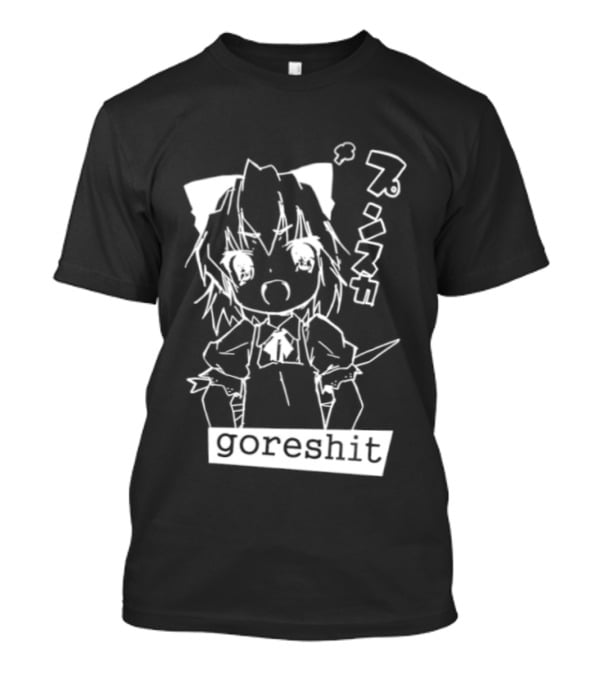 Goreshit Breakcore Electronic Anime Girl Japanese T-Shirt