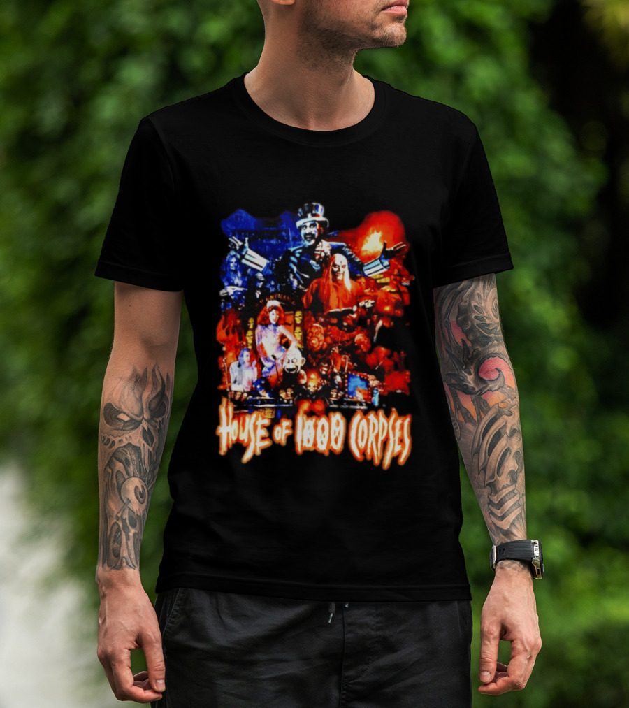 House Of 1000 Corpses Rob Zombie Horror Movie Captain Spaulding T-Shirt