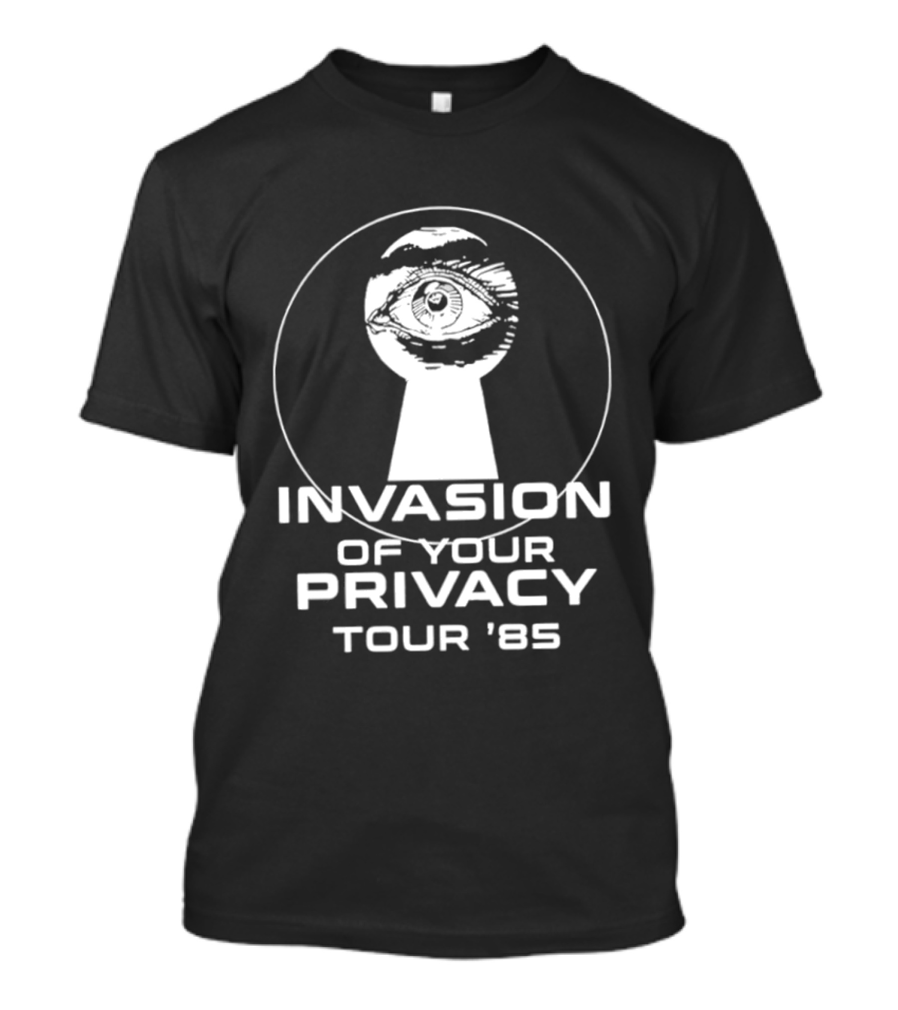Invasion Of Your Privacy Tour '85 Keyhole T-Shirt