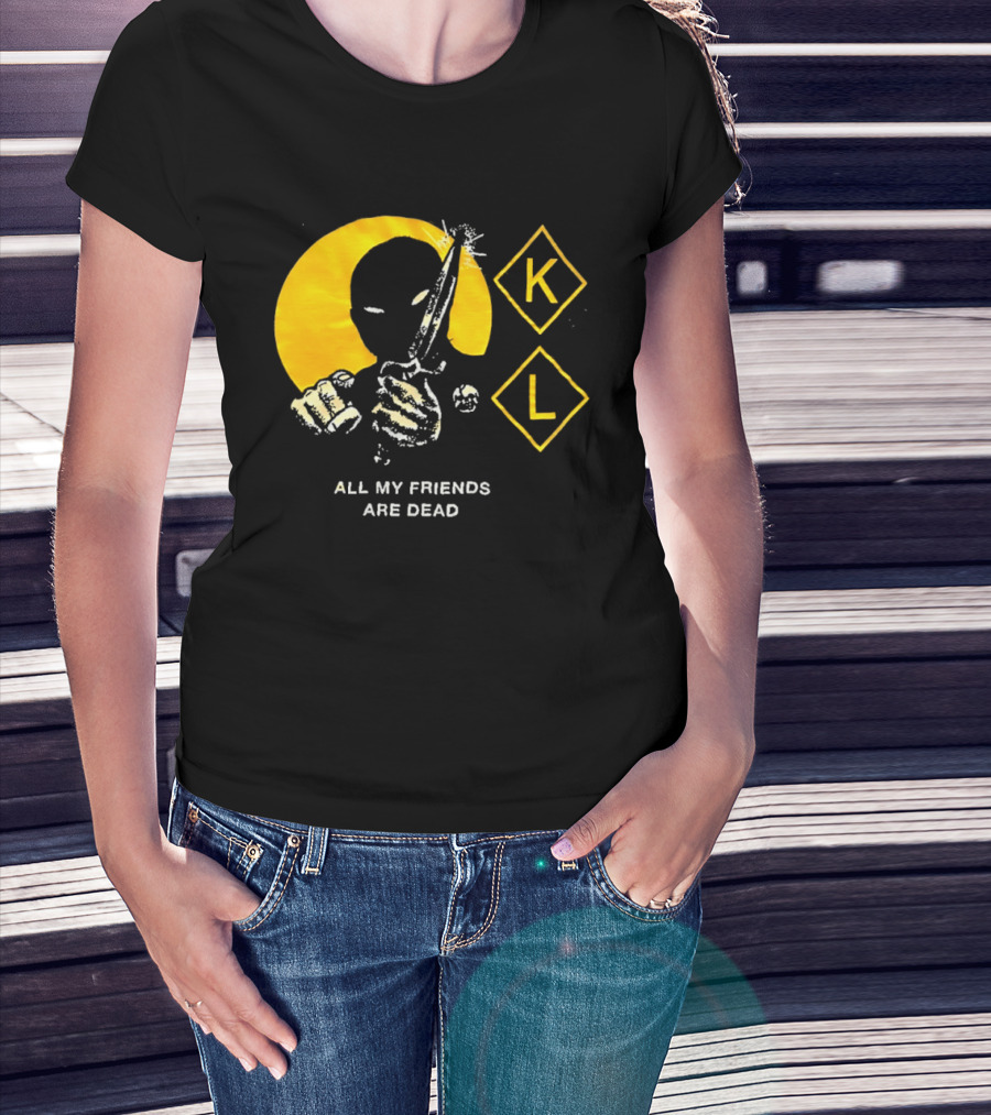Knocked Loose K L All My Friends Are Dead Knife Fist T-Shirt