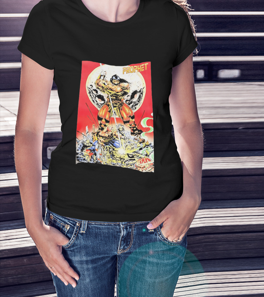 Prophet Comic SPLAT Comics Moon Battle Scene Cover T-Shirt