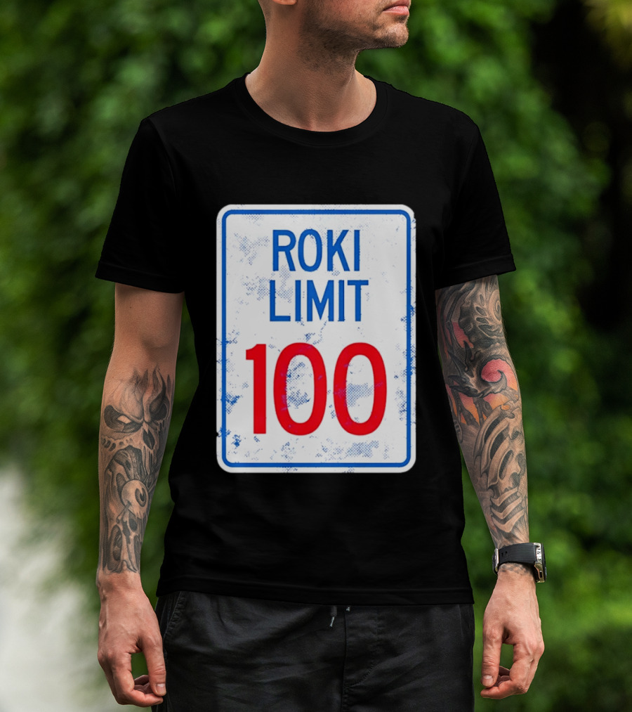 Roki Sasaki Speed Limit 100 Dodgers T-Shirt