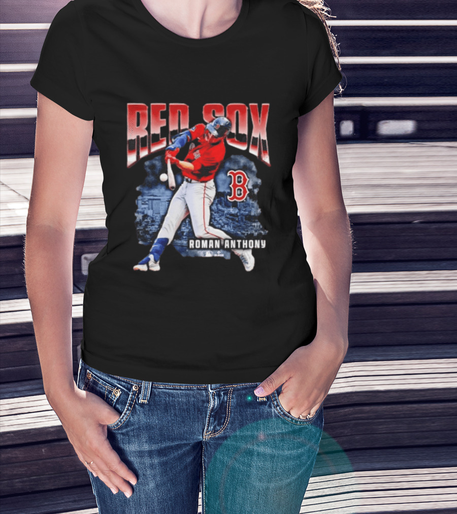 Red Sox Roman Anthony Boston MLB Players Iconic Baseball T-Shirt