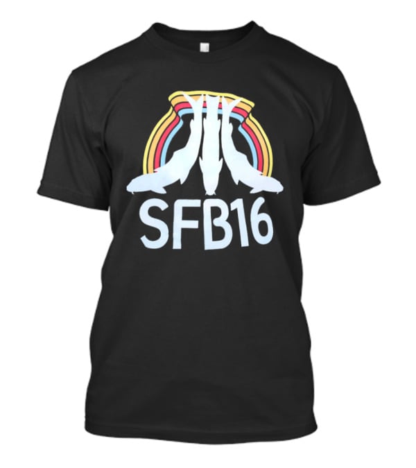 SFB16 Fish Fishing Rainbow T-Shirt