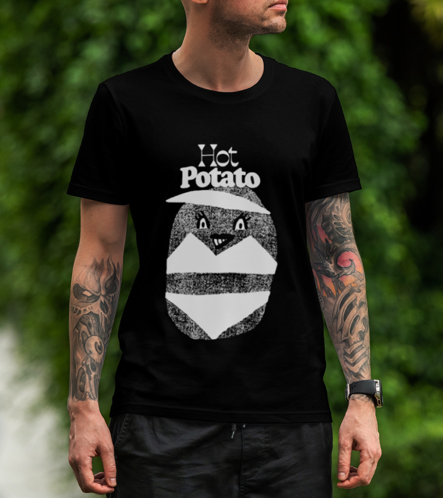 This Might Get Weird Hot Potato Cartoon Style Textured Potato T-Shirt