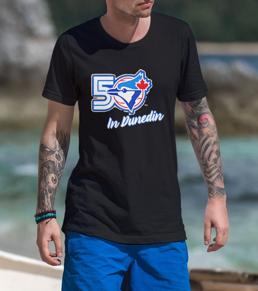 Toronto Blue Jays 50 Years In Dunedin MLB Anniversary Celebration T-Shirt