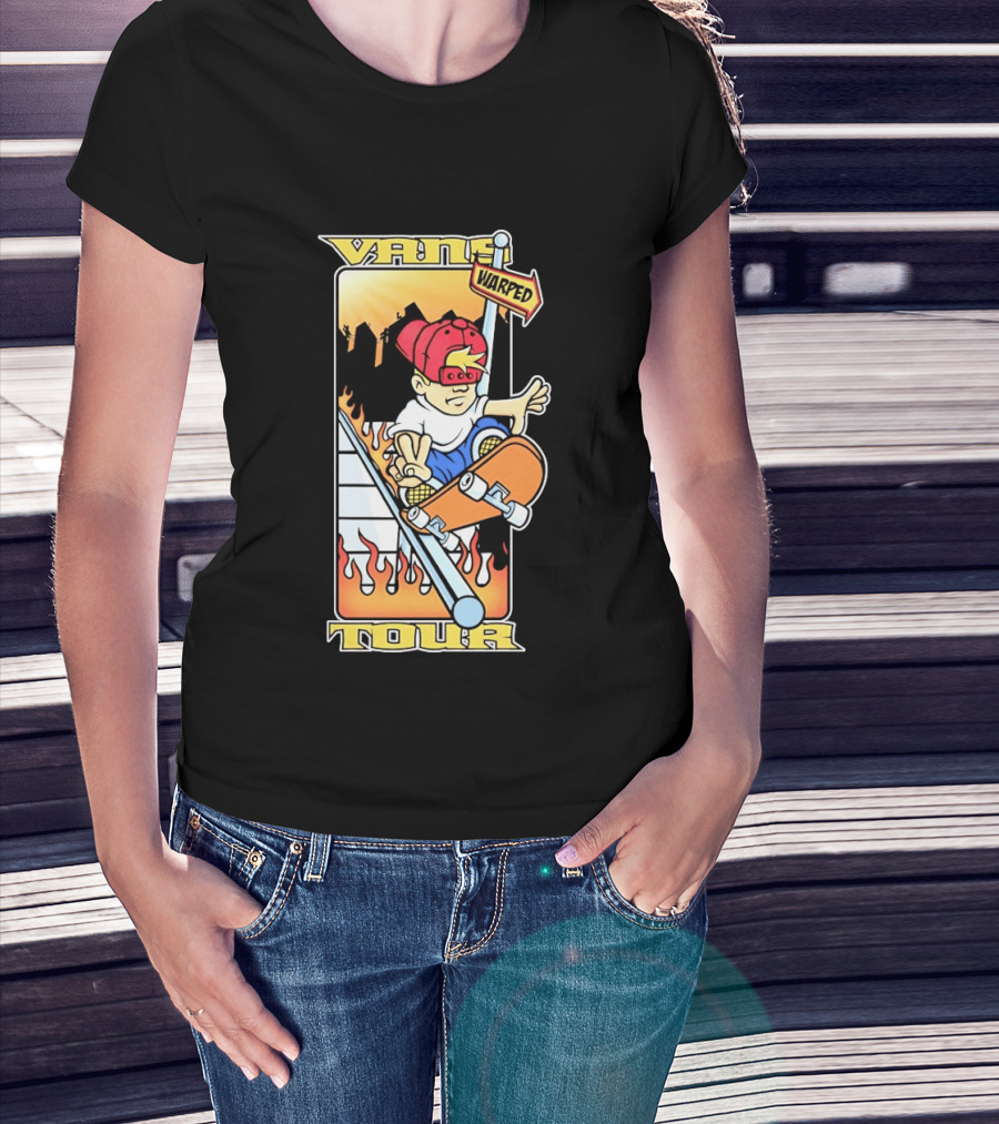 Vans Warped Tour Skater Punk Rock Skateboarding T-Shirt