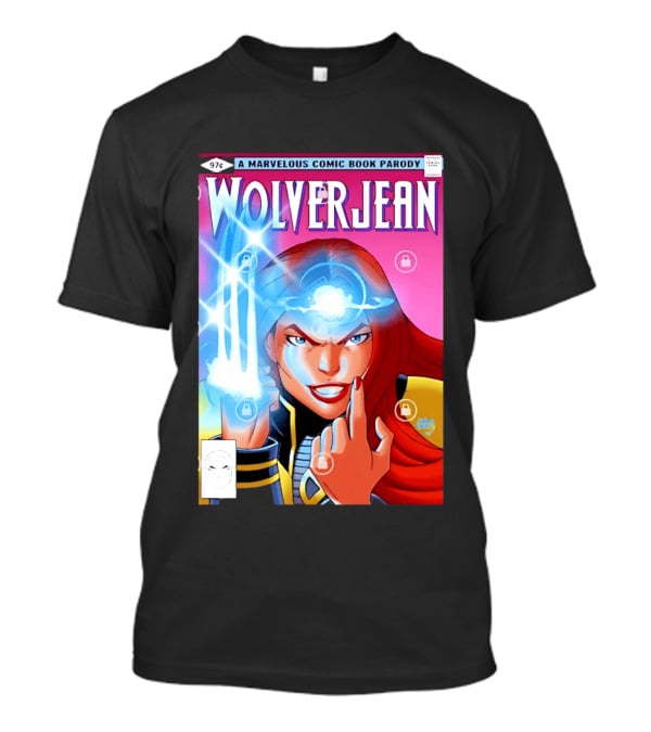 Wolverjean A Marvelous Comic Book Parody Cover 97 Cents T-Shirt