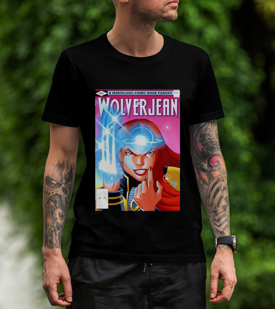 Wolverjean A Marvelous Comic Book Parody Cover 97 Cents T-Shirt