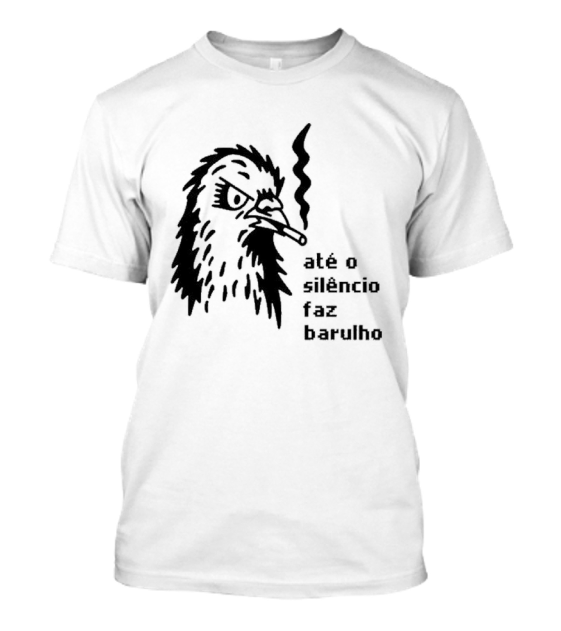 Até O Silêncio Faz Barulho Angry Bird T-Shirt