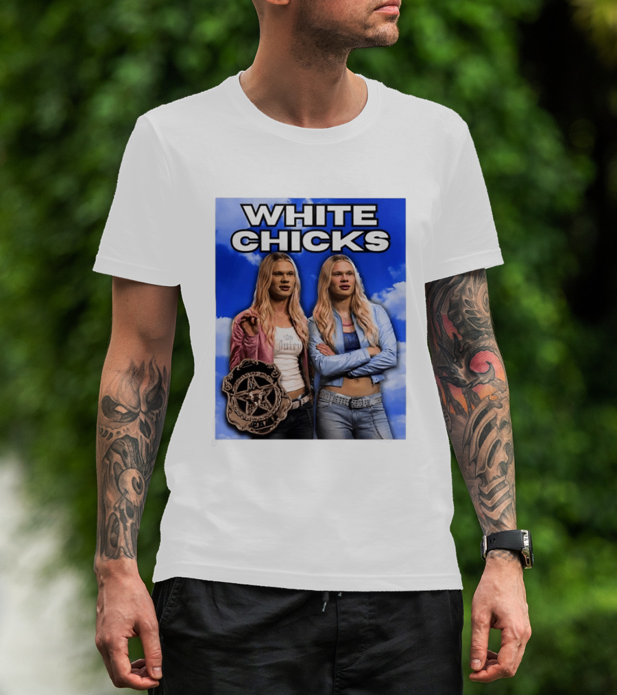 Erling Haaland White Chicks Meme Juicy Couture Style Retro Comedy T-Shirt