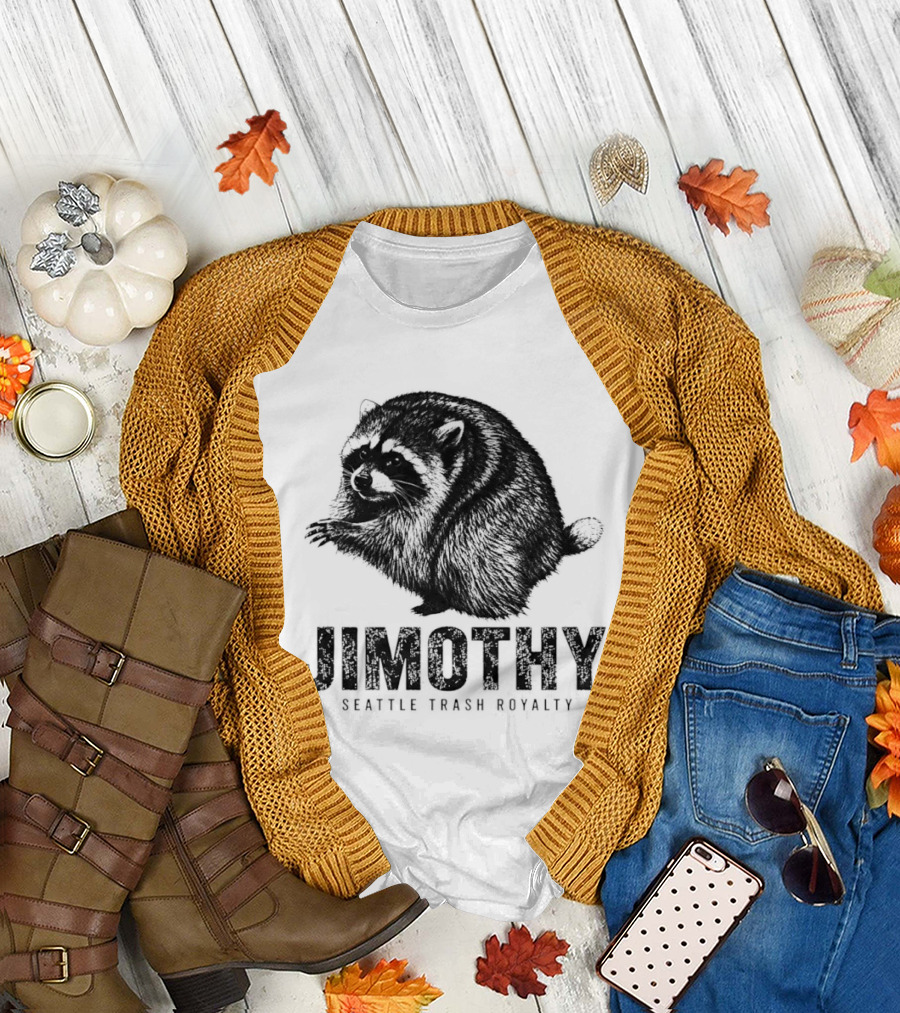 Jimothy Seattle Trash Royalty Raccoon T-Shirt