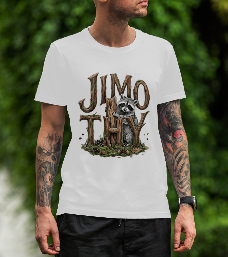 Jimothy The Raccoon Forest Adventure T-Shirt