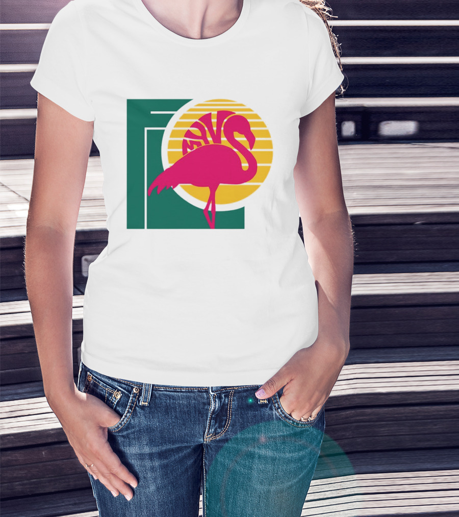 Move Flamingo Sunset Tropical FNS T-Shirt