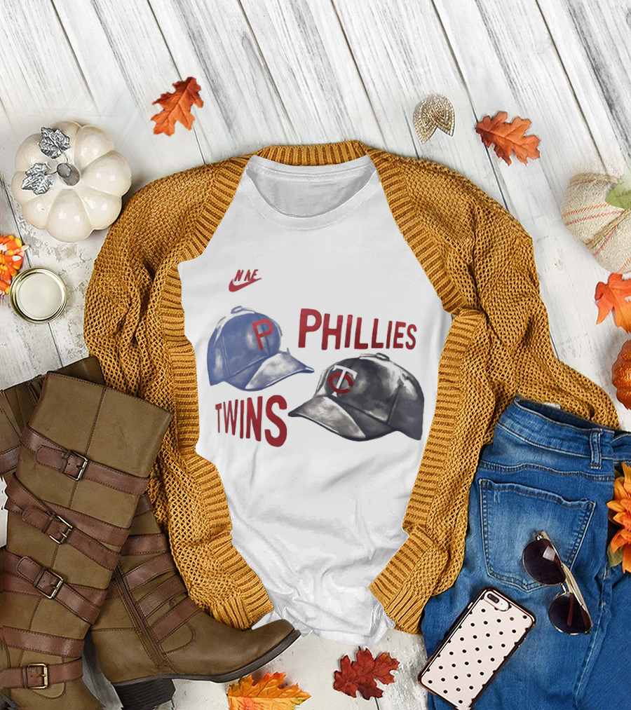Nike Phillies Twins Baseball Caps 2026 Matchup T-Shirt