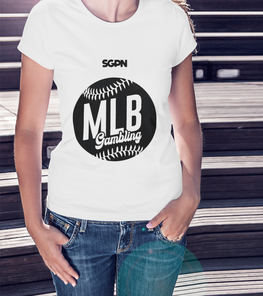 SGPN MLB Gambling Baseball Betting Enthusiasts T-Shirt