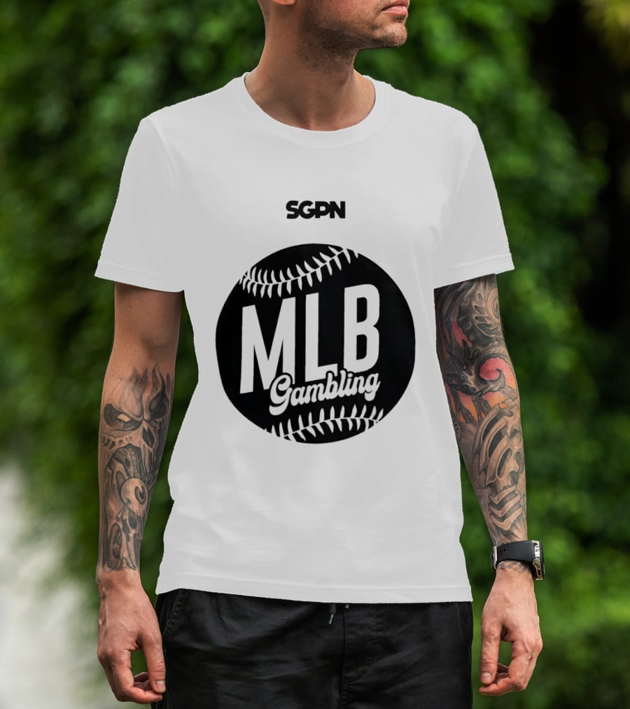 SGPN MLB Gambling Baseball Betting Enthusiasts T-Shirt