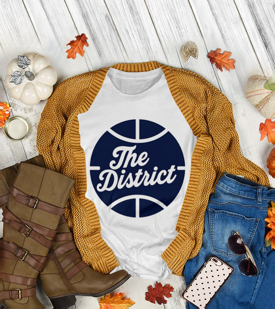 The District Basketball Branding Team Circle T-Shirt