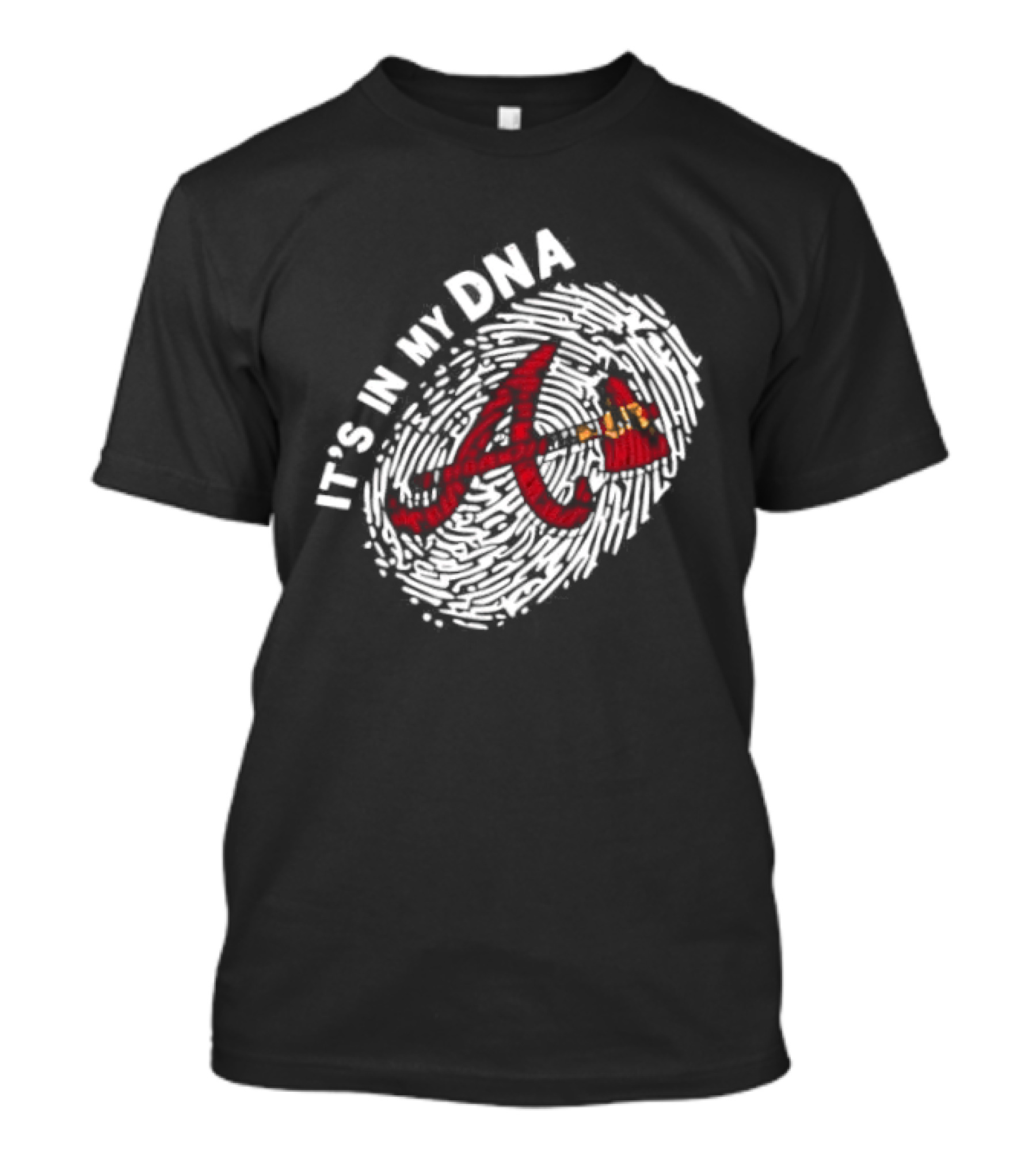 Atlanta Braves A Logo It's In My DNA Baseball Team Fandom T-Shirt