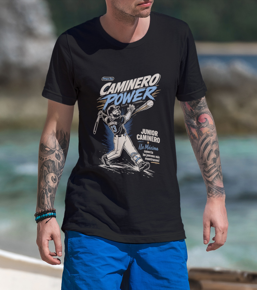Caminero Power Junior Caminero La Máquina Maximum Home Run T-Shirt
