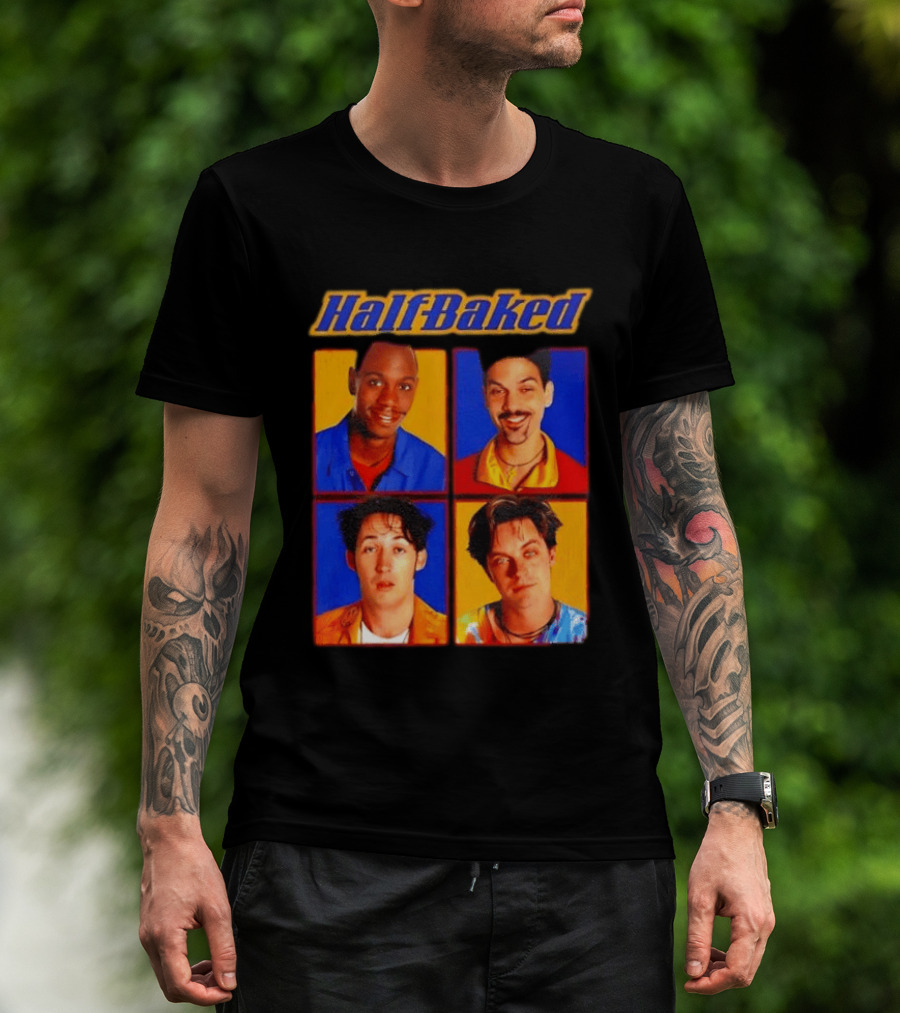 Half Baked Movie Characters Block T-Shirt