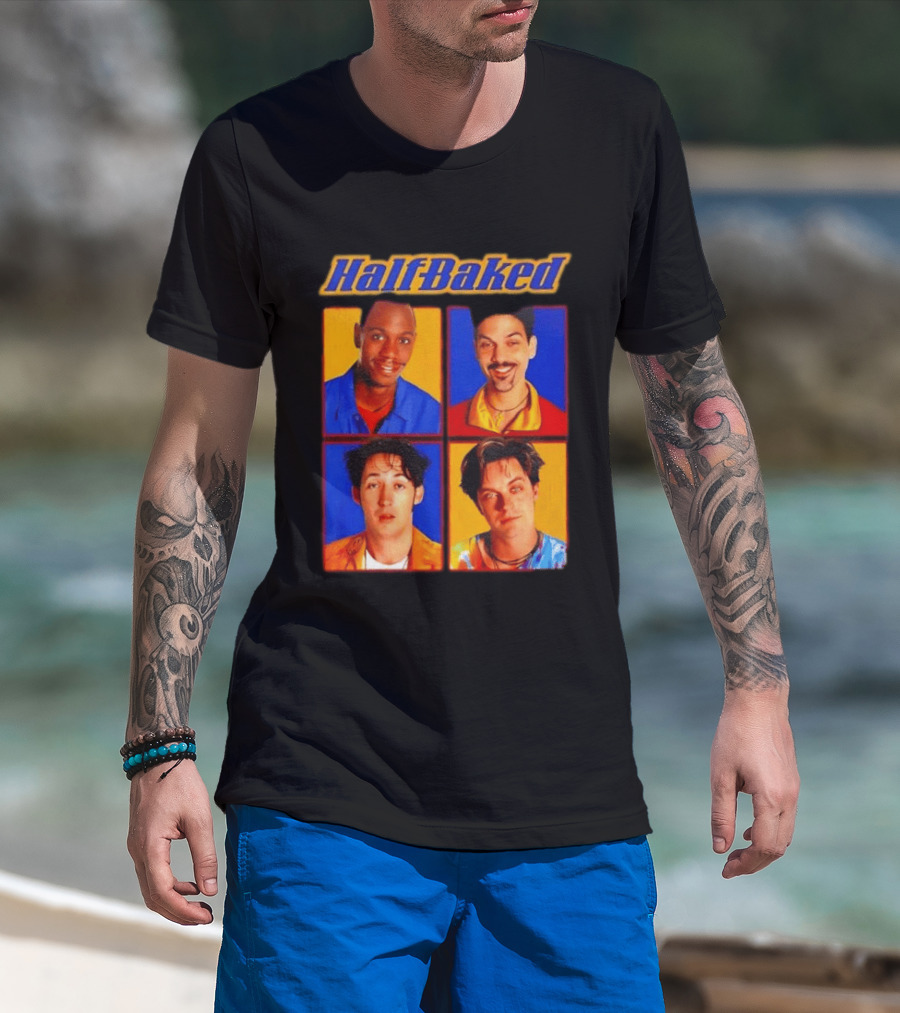 Half Baked Movie Characters Block T-Shirt