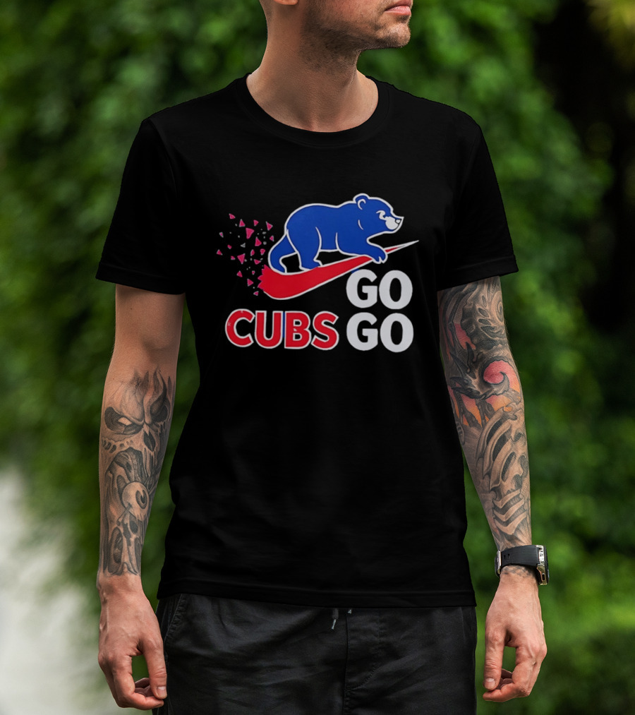 Chicago Cubs Bear Go Go MLB Baseball T-Shirt