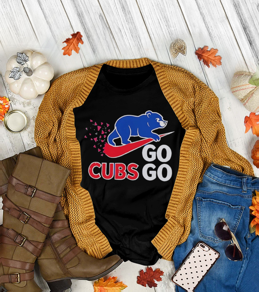 Chicago Cubs Bear Go Go MLB Baseball T-Shirt